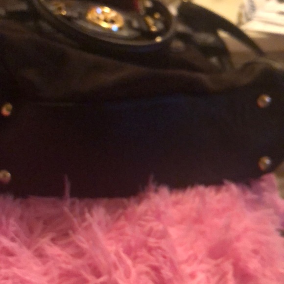 Michael Kors Brown Shoulder Bag / satchel with Gold Accents VINTAGE - Picture 9 of 9